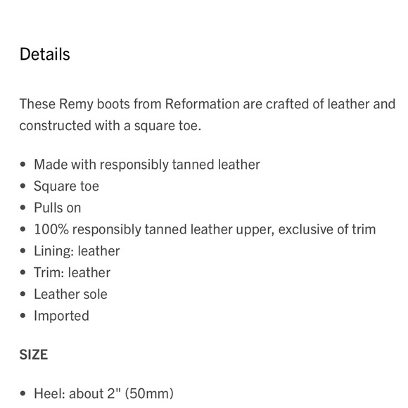 Reformation Remy boot in black - Picture 9 of 9